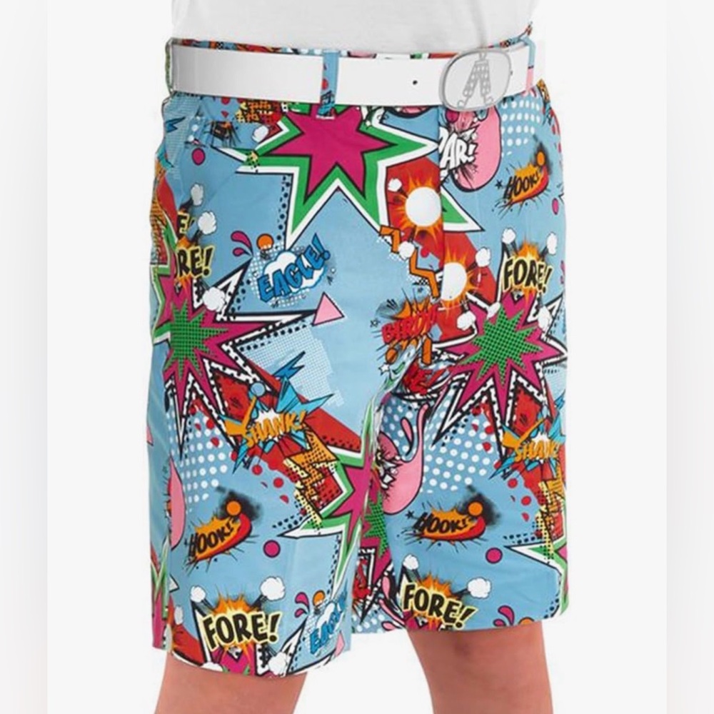 Royal and Awesome Boys Golf Shorts. Size Small